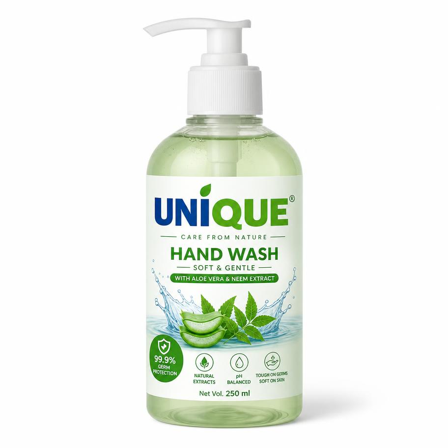 Unique hand wash pump bottle