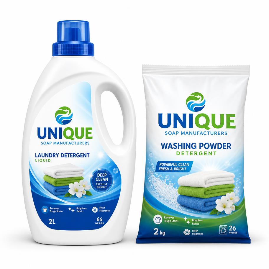 Laundry Detergent by Unique Soap Manufacturers